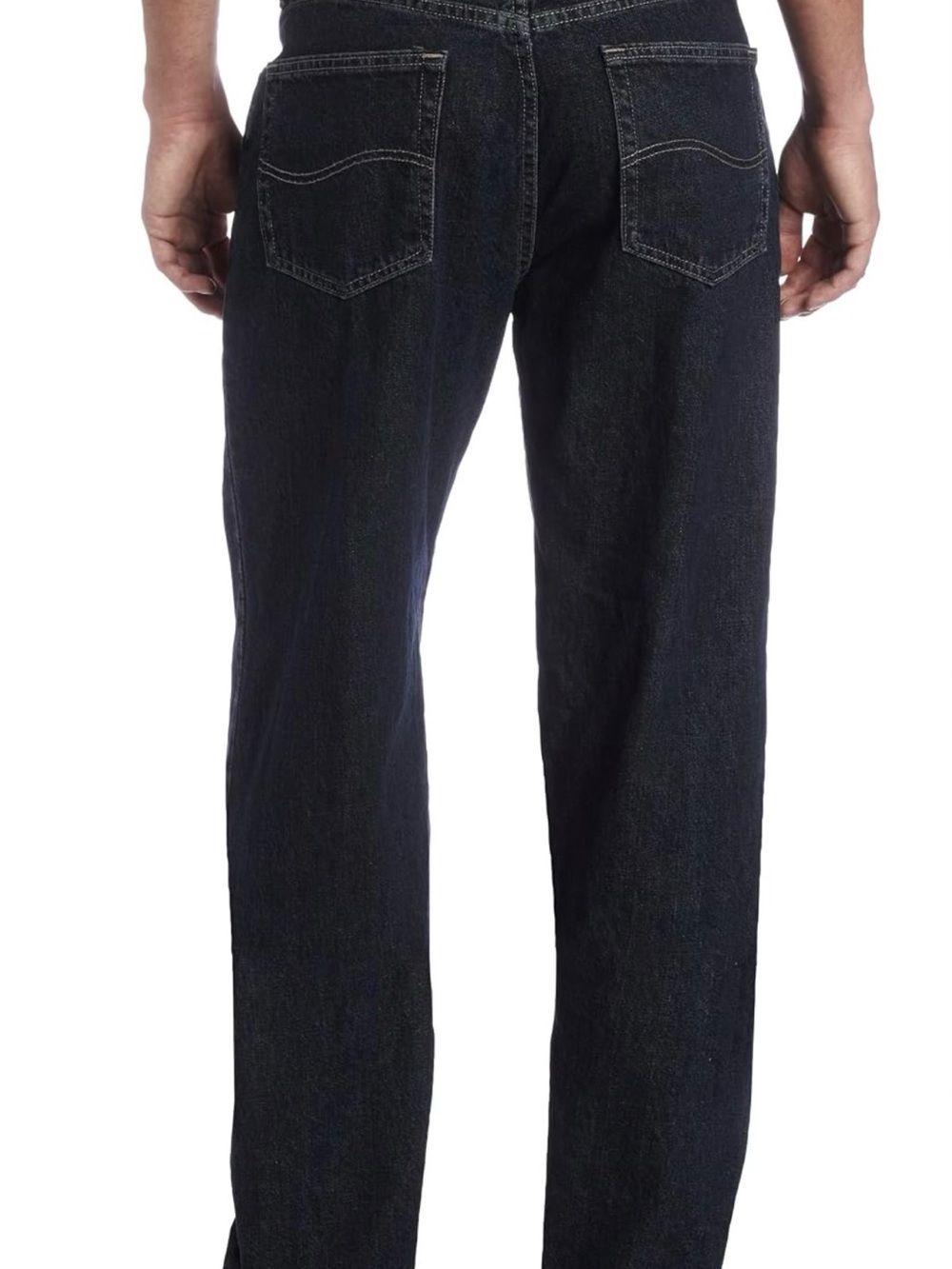 Lee Men's Relaxed fit Straight-Leg Dark Quartz  Blue Jeans - 40WX34L